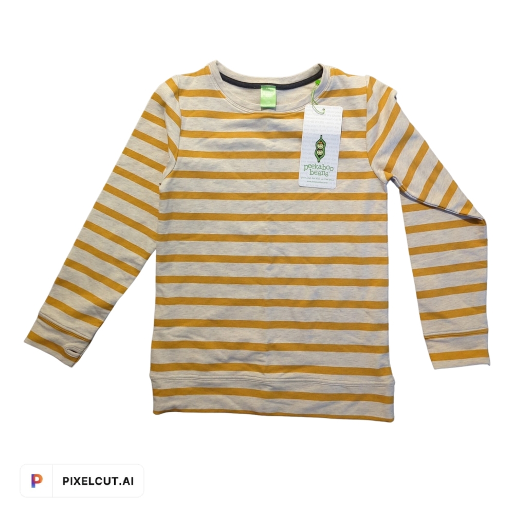 Peekaboo Beans Dapper Dude Pullover Size 10